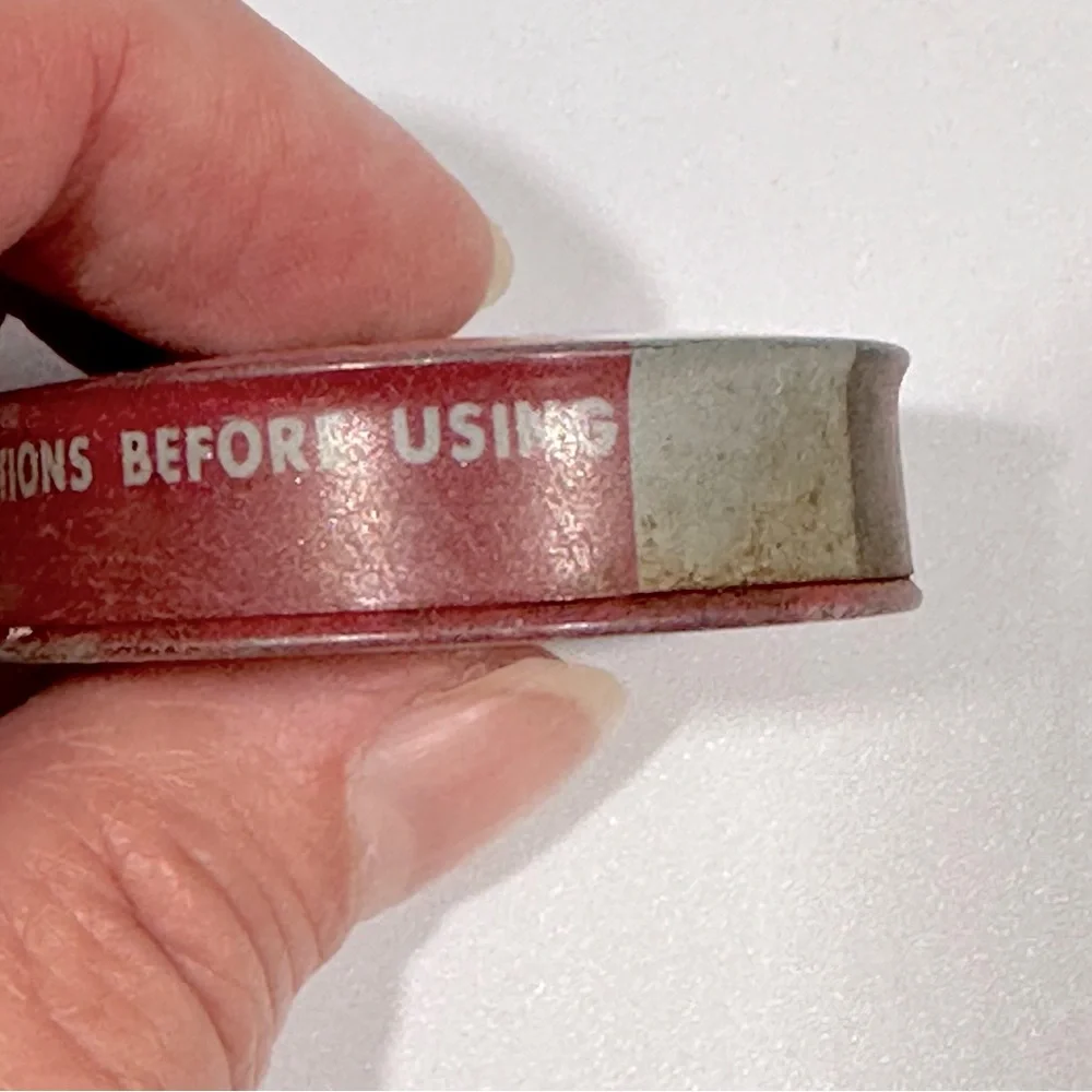 Vintage Antique 1930s? La Dainty Bleaching Ointment Tin Advertising Decor